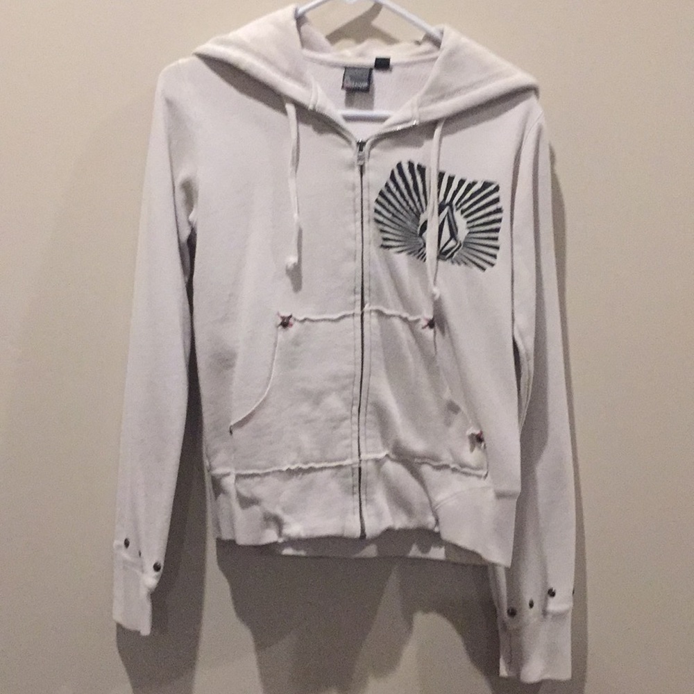 Volcom zip up sweatshirt (L)